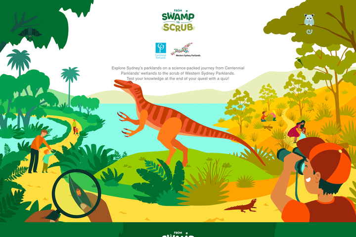 From Swamp to Scrub website preview